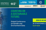 COP 28: Compter sur un avenir durable avec les données relatives au genre et à l’environnement
