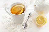 Two old Friends: Tea and Lemon