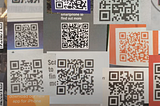 a collage of QR Codes