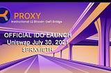 Official IDO Launch Announcement of $PRXY