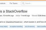 What does Stack Overflow mean in Programming?