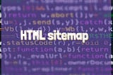 Benefits of creating an HTML sitemap