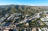 Over view of West Hollywood from Sunset Boulevard