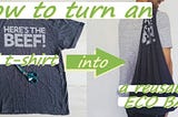 How To Make Your Own Reusable Eco Bag From An Old T-Shirt