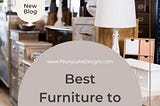 Best Furniture to Flip for Profit