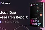 Polystarter Research Report: MODA DAO