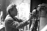 El estudio de Alberto Giacometti