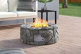 What fire pit can you use on decking