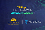 YFIDapp is now with Alterdice Exchange!