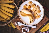 Bananas in different shapes and forms