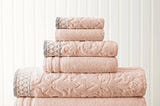 damask-jacquard-embellished-border-towel-6-piece-set-peach-1