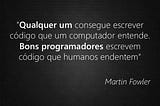 Conceitos isolados do Clean Code: Formatação Vertical e Horizontal do código.