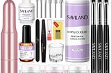saviland-acrylic-nail-kit-complete-set-with-drill-white-pink-clear-acrylic-powder-and-acrylic-liquid-1
