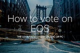 Having trouble voting on EOS? Cant do command line? We hear you!