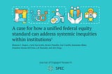 NCEI Assessing Equity Standards Report