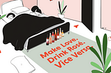 Make Love. Drink Rosé. Vice Versa. — Crazy Wine Asian
