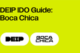 DEIP IDO guide: How to take part in the upcoming sale on Boca Chica