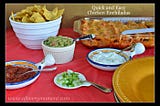 When served with guacamole, tortilla chips, and condiments, this meal is quite a feast.