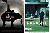 Compare and contrast Korean director John Bong’s highlighted works “ Okja” and “Parasites.”