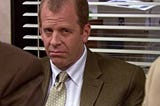 A very dejected Toby Flenderson in an episode of The Office