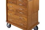 grizzly-t33821-23-8-drawer-red-oak-roller-cabinet-with-table-1