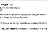 Elements of Exceptional Startups