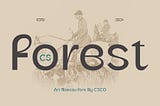 CS Forest Font