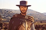 Clint Eastwood as Blondie in “The good, the bad, and the ugly”