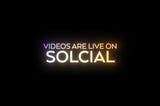 Funzionalità video su Solcial