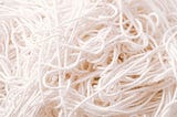 A mass of strings like those delivered in Nikki Erlick’s novel, The Measure