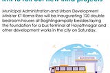 New infra projects underway after Mr. KTR Rao nods