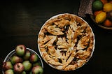 image of an apple pie
