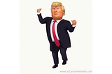 Donald Trump aka a silly King Trump
