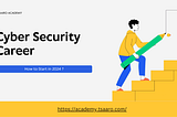 How to Start a Cyber Security Career in 2024?