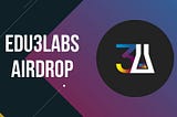 Potential Airdrop From Edu3Labs || Complete Tasks To Join Now.