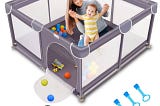 Safe Baby Playpen for Toddlers - Large Play Yard for Indoor & Outdoor | Image