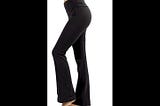 zenana-women-fold-over-waist-cotton-stretch-flare-leg-boot-cut-yoga-pants-leggings-black-medium-1