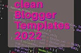 cleaning Blogger Templates 2022 Free Download