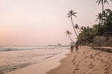 Unawatuna beach, Sri Lanka