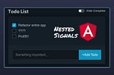 State Management with Nested Signals (Experimental)