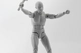 Plastic fighter figurine