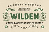 Wilden Font