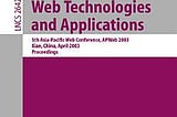 Web Technologies and Applications | Cover Image
