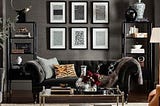 How To Adorn A Residing Room With A Black Leather-based Sofa