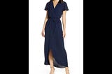 fraiche-by-j-high-low-faux-wrap-dress-in-navy-at-nordstrom-size-medium-1