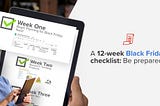 A 12-week Black Friday checklist: Be prepared!