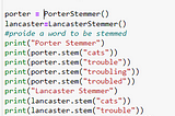 Stemming vs Lemmatization in NLP