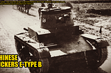 The influential light inter-war tanks of Vickers