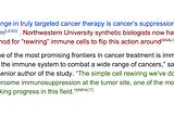 Two paragraphs of text, highlighted with different colors to specify the strategy used in it.