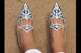 Womens-Silver-Flats-1